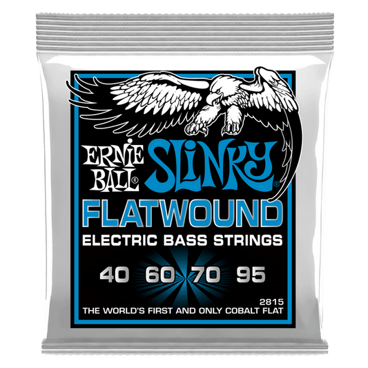 Ernie Ball 2815 Extra Slinky Flatwound Electric Bass Strings 40-95