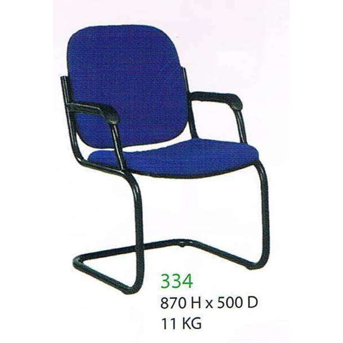 Euro Visitors Arm Chair Blue (100kg Max)