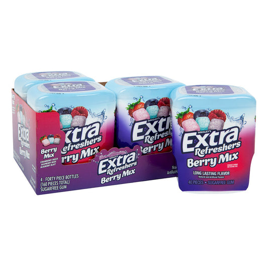 Extra Gum Mixed Berry Refreshers Chewing Gum - 4 Count