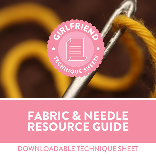 Fabric and Needle Resource Guide (Downloadable Technique Sheet)