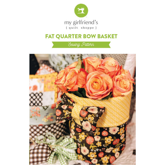 Fat Quarter Bow Basket (Downloadable Pattern)
