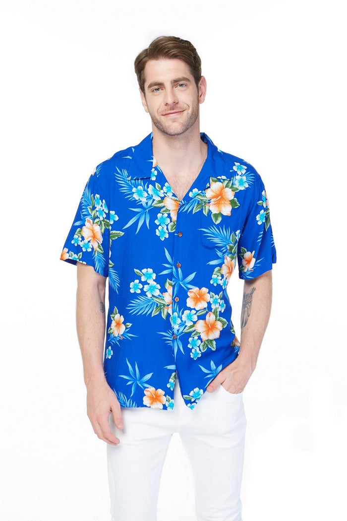 Father Daughter Aloha Set Hibiscus Blue