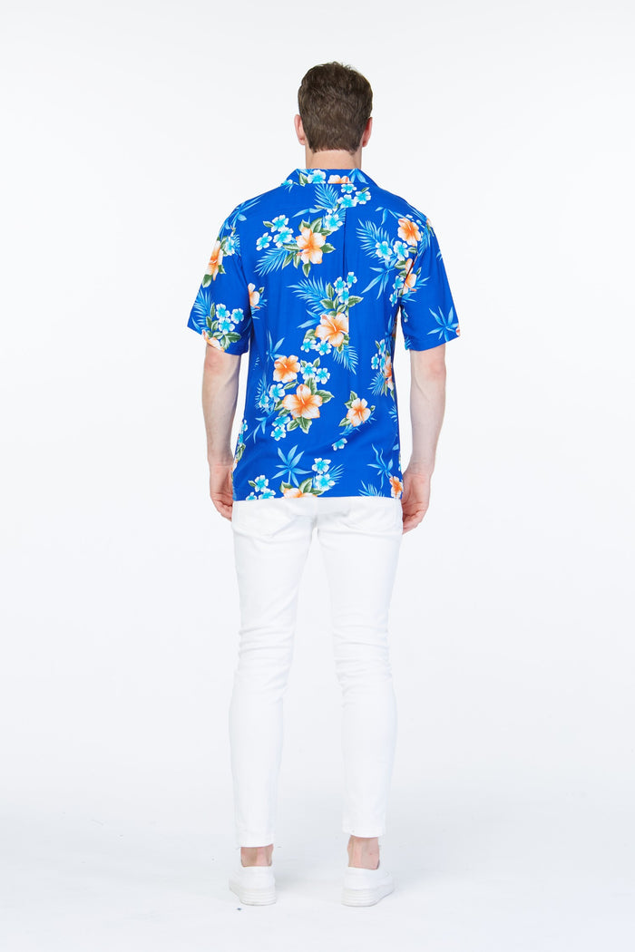 Father Daughter Aloha Set Hibiscus Blue