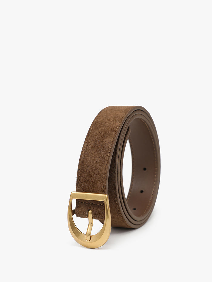 Faux Suede Belt