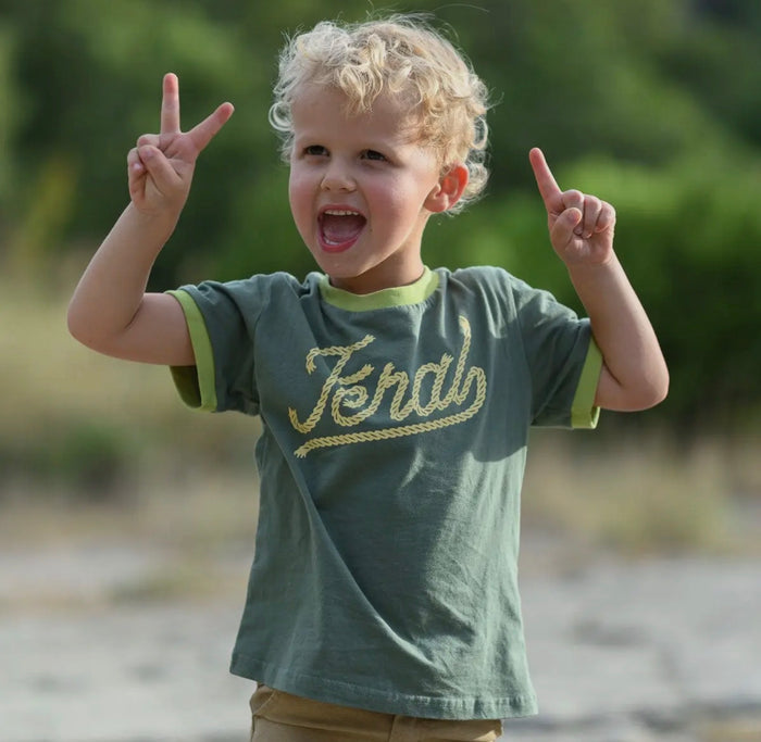 Feral Vintage Youth Ringer Tee