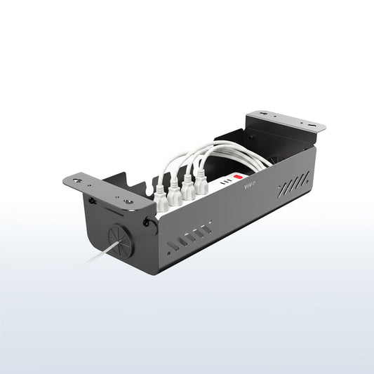 Flip Open Under Desk Cable Management Box
