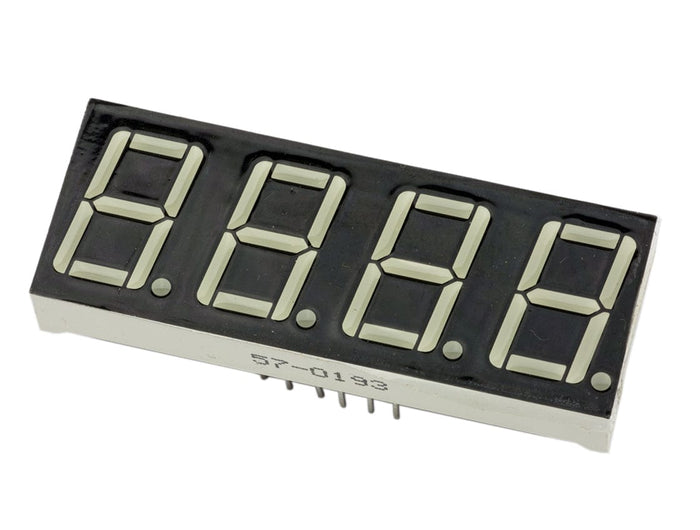Four-Digit Seven-Segment Display - Red by The Pi Hut - The Pi Hut
