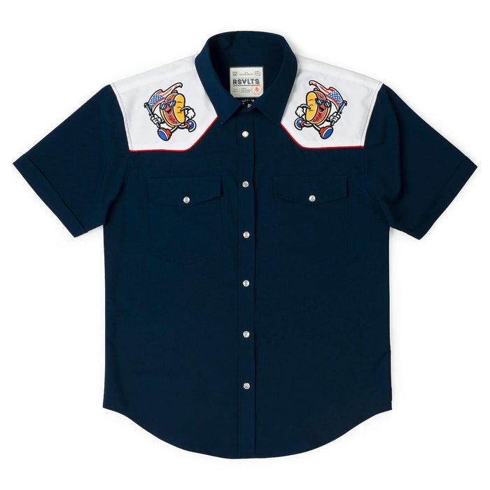 RSVLTS XS RSVLTS Roper Short Sleeve Shirt RSVLTS Americana "Hot Dog"_ Roper Short Sleeve