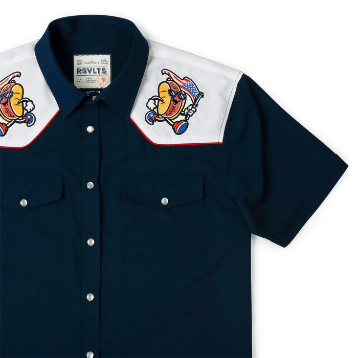 RSVLTS RSVLTS Roper Short Sleeve Shirt RSVLTS Americana "Hot Dog"_ Roper Short Sleeve