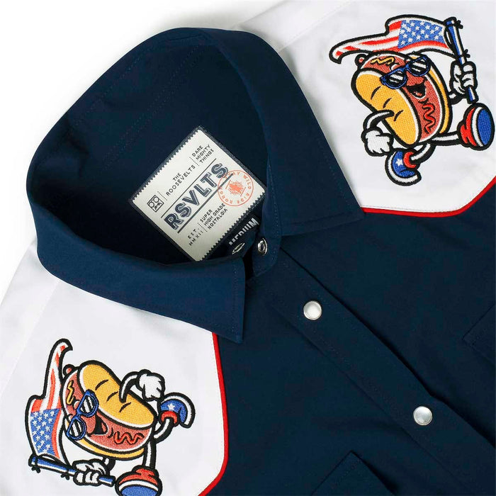RSVLTS RSVLTS Roper Short Sleeve Shirt RSVLTS Americana "Hot Dog"_ Roper Short Sleeve