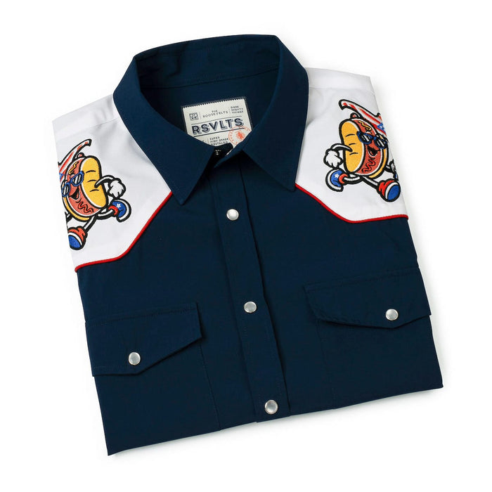 RSVLTS RSVLTS Roper Short Sleeve Shirt RSVLTS Americana "Hot Dog"_ Roper Short Sleeve
