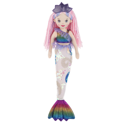 Ganz 18 Shimmer Cove Mermaid Plush Doll Toy - Rain