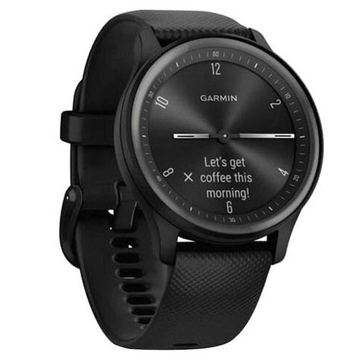 Garmin vívomove Sport Smart Watch With Silicone Band in Black | 010-02566-00 Garmin Smart Watch Euronics Ireland