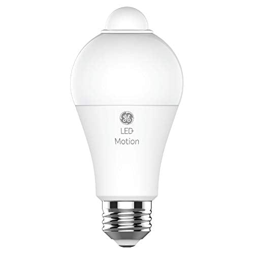 GE Lighting LED+ Outdoor A21 LED Light Bulb with Motion Sensor, 75-Watt Replacement, Warm White, 2-Pack ebuystt