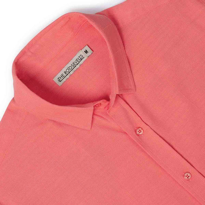 RSVLTS RSVLTS Bamboo Short Sleeve Shirt Georgia Peach – Bamboo Short Sleeve Shirt
