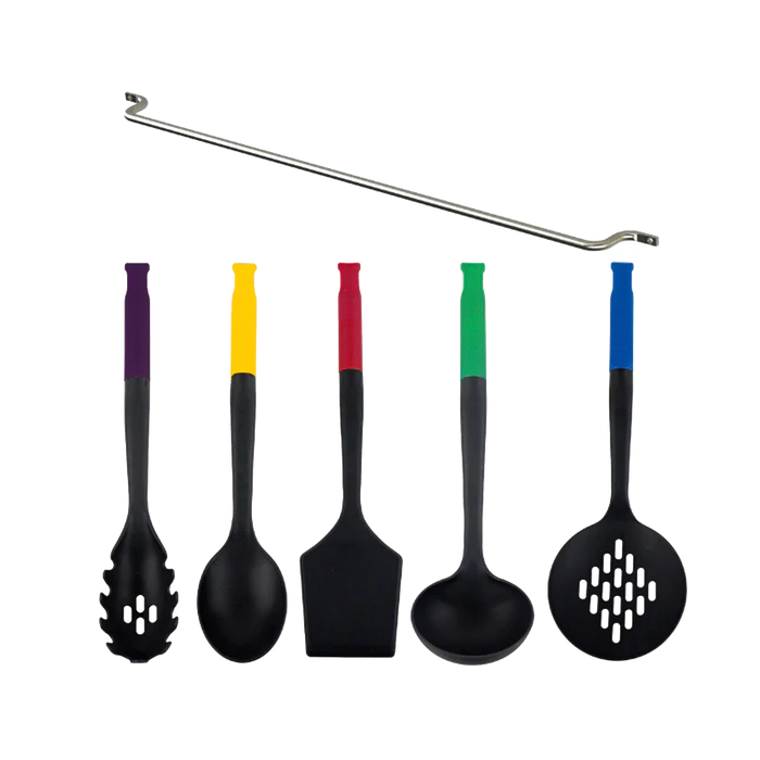 Gero Slim 5-delige set keukenhulpen inclusief ophangrek