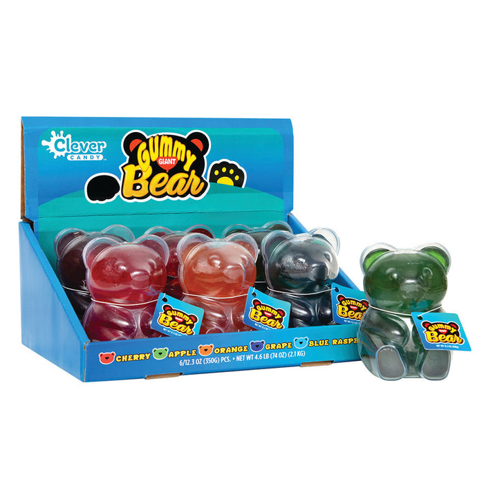 Giant Assorted Gummy Bear Candy - 24 Count