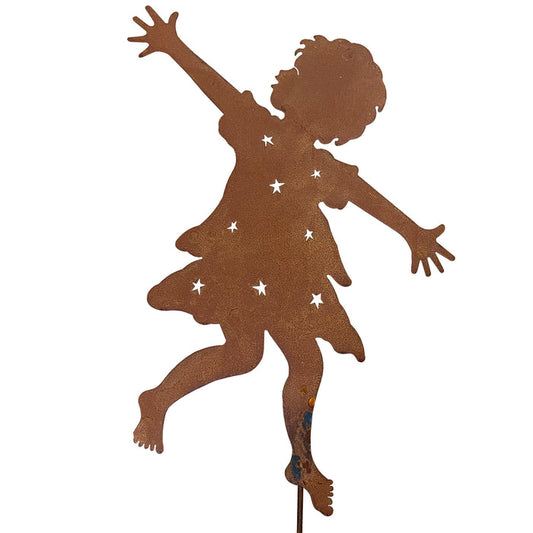 Girl Dancer Garden Stake 28"h