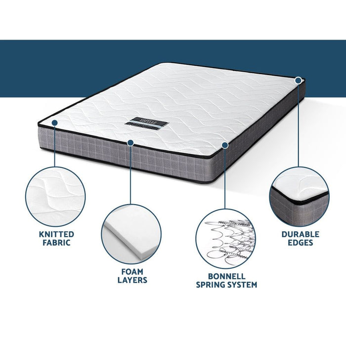 Giselle Bedding 13cm Mattress Tight Top King Single -Home Living Store - -