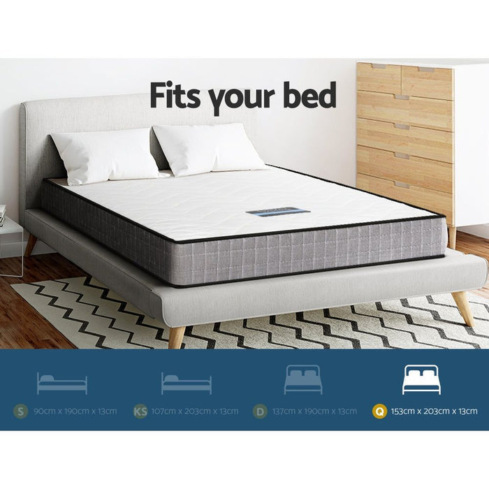 Giselle Bedding 13cm Mattress Tight Top Queen -Home Living Store - -