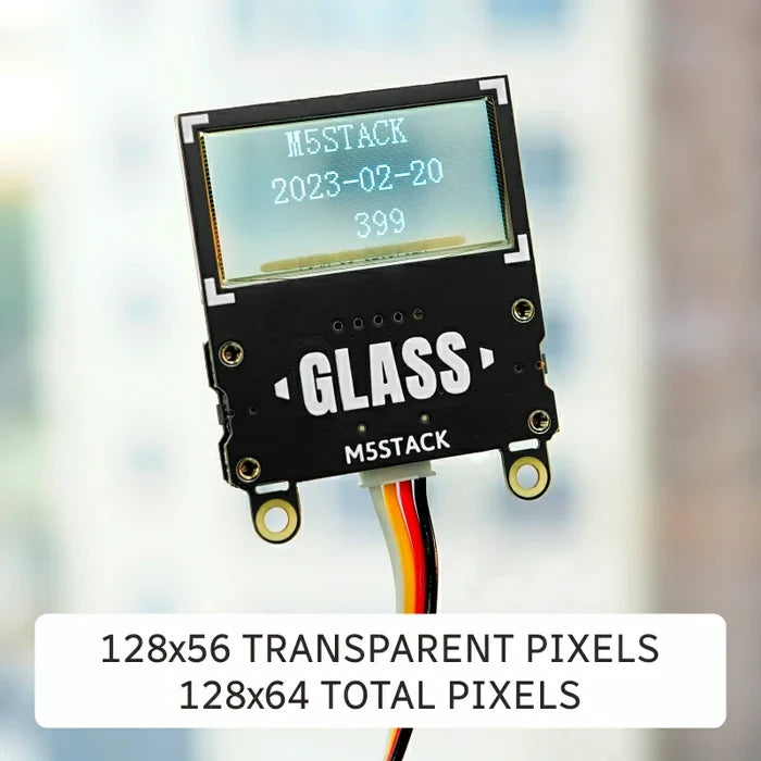 Glass Unit w/ 1.51inch Transparent OLED - m5stack-store
