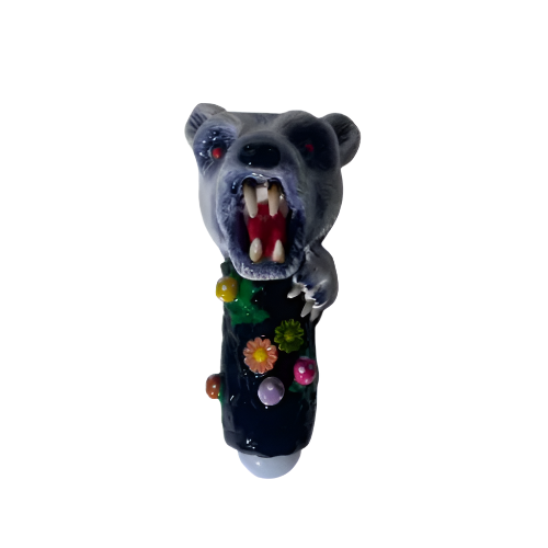 Gliizy 5" Wolf Design hand pipe 1ct