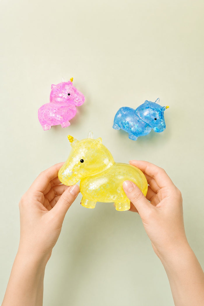 Glitter Unicorn Squeeze Squishy Stress Relief Toy
