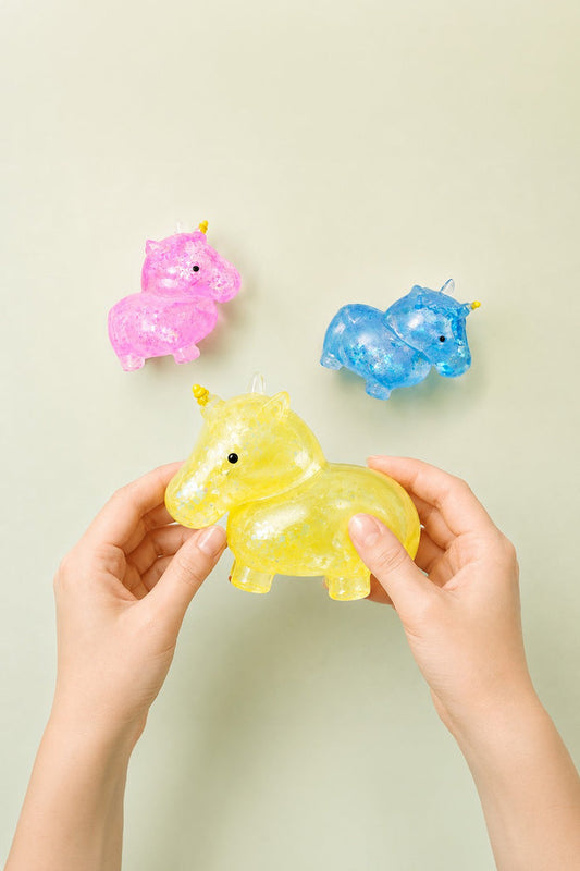 Glitter Unicorn Squeeze Squishy Stress Relief Toy