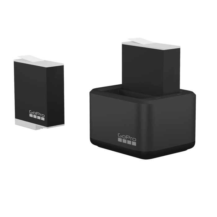GoPro Dual Battery Charger w/ Two Batteries Included | ADDBD-211-EU GoPro Camera Euronics Ireland