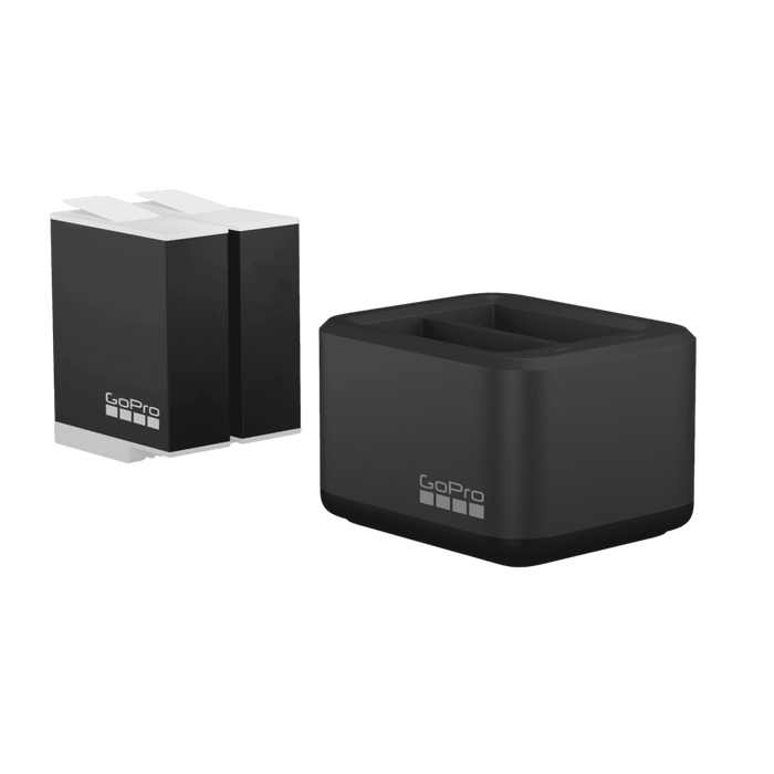 GoPro Dual Battery Charger w/ Two Batteries Included | ADDBD-211-EU GoPro Camera Euronics Ireland
