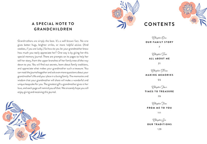 Grandmother's Memories: A Keepsake Journal
