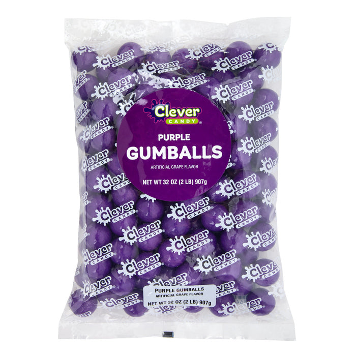 Grape Purple Gumballs - 12 Count