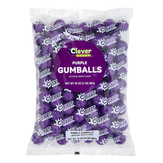 Grape Purple Gumballs - 12 Count