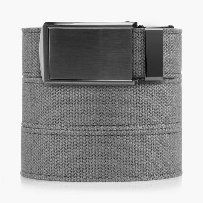 Grey Canvas Belt - SlideBelts
