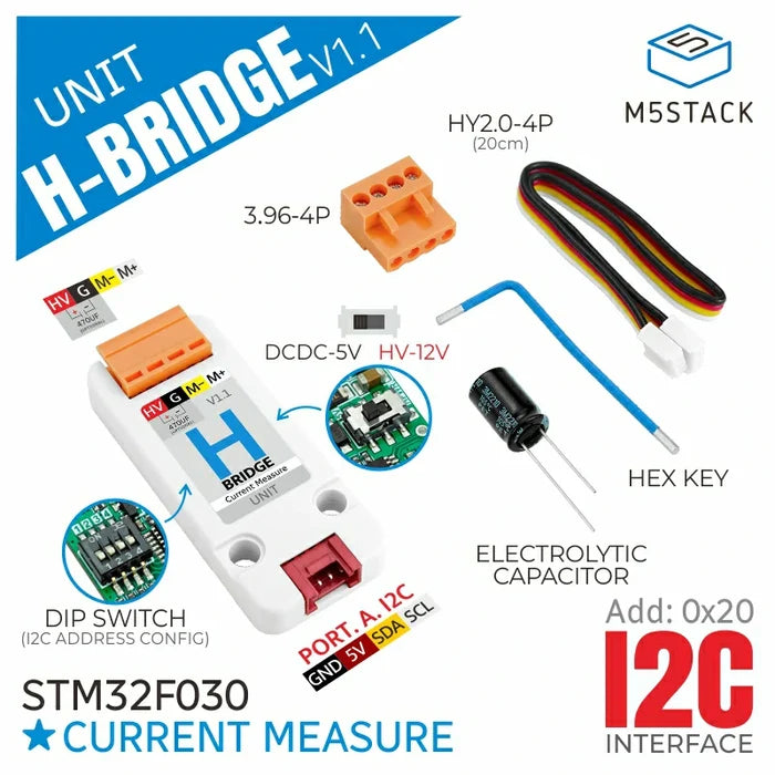 H-bridge Unit v1.1 (STM32F030) - m5stack-store