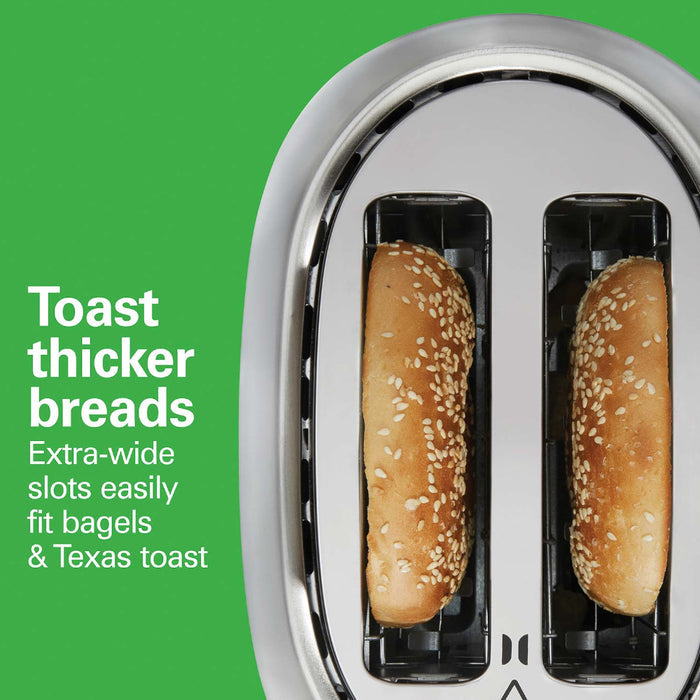 HAMILTON BEACH 22220 2 Slice Toaster with Sure-Toast™ Technology Stainless Steel