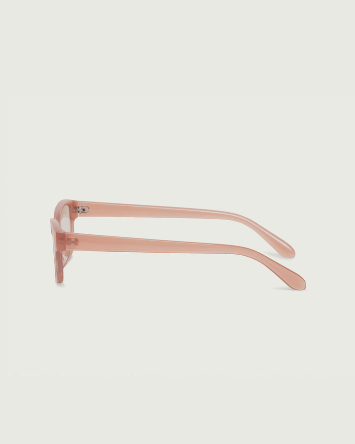 Rosewater::Han Eyeglasses rectangle Pink recycled polyester side