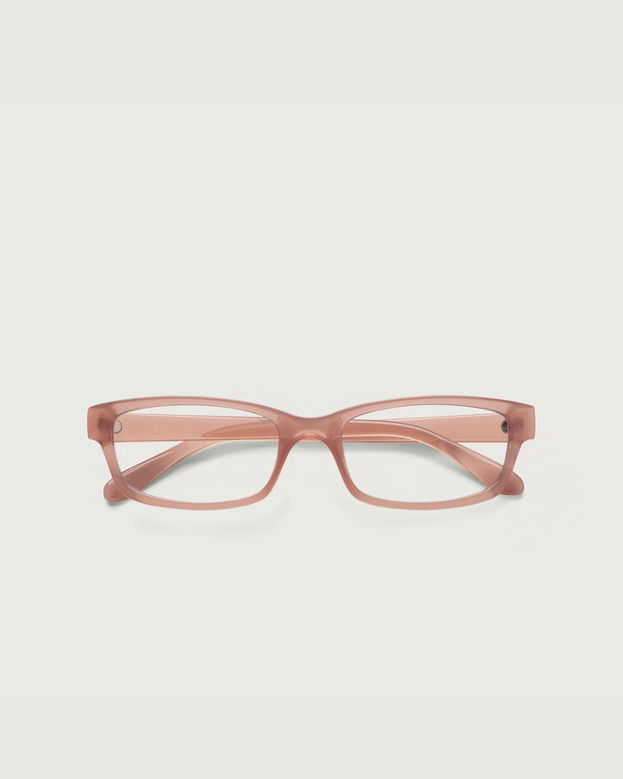 Rosewater::Han Eyeglasses rectangle Pink recycled polyester top