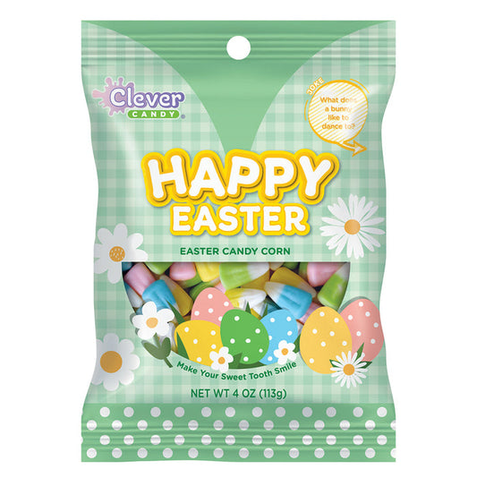 Happy Easter Candy Corn Peg Bag - 12 Count