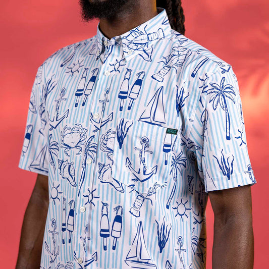 RSVLTS RSVLTS Short Sleeve Shirt Harbor Life – KUNUFLEX Short Sleeve Shirt Harbor Life – KUNUFLEX Short Sleeve Shirt