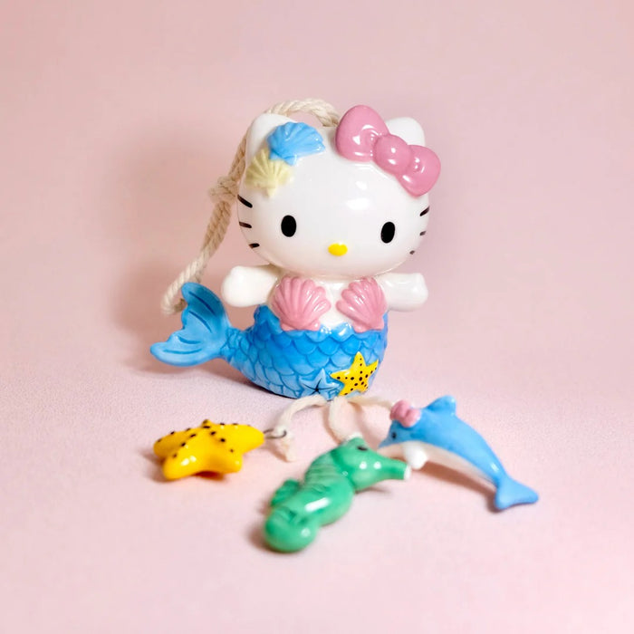 Hello Kitty Mermaid Wind Chime Home Goods Blue Sky Clayworks
