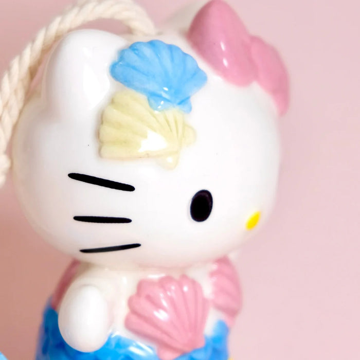 Hello Kitty Mermaid Wind Chime Home Goods Blue Sky Clayworks