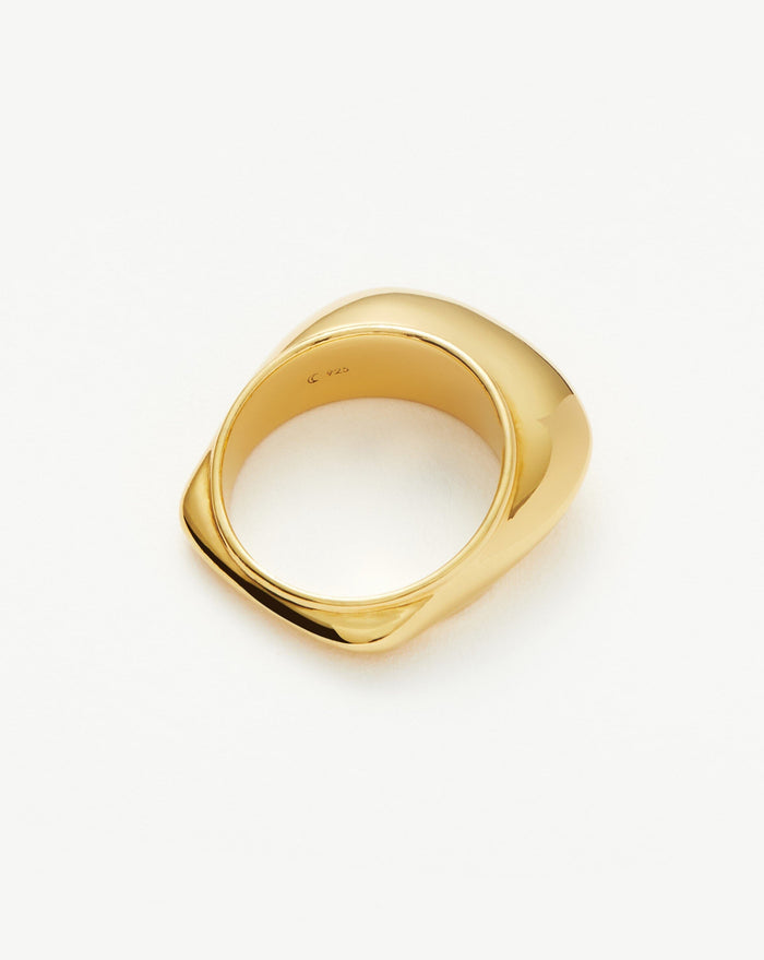Hera Dome Stacking Ring | 18k Gold Vermeil Rings Missoma