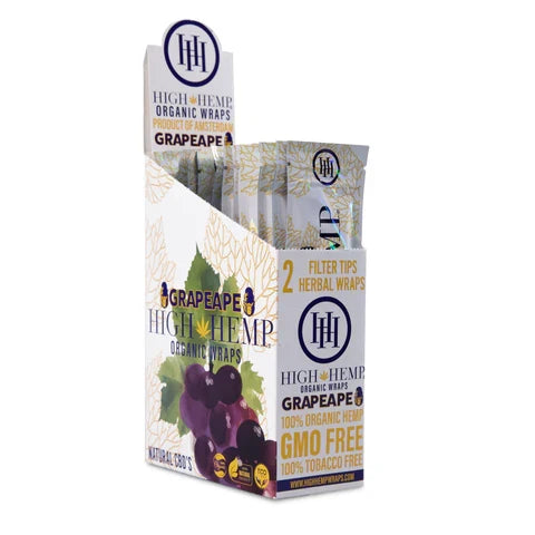 High Hemp Herbal Wraps 2ct 25pk