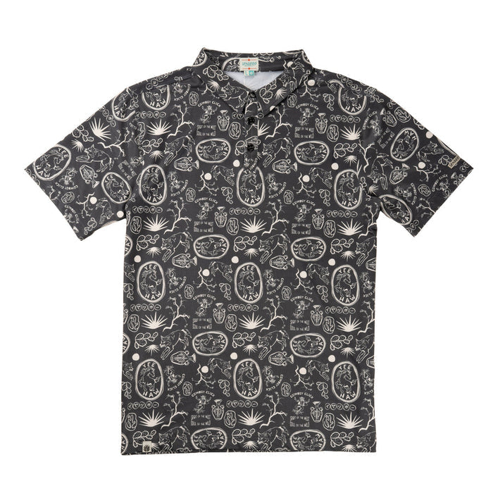 High Noon Performance Polo - Nopal Cosmico