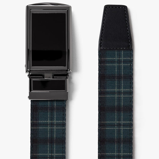 Highland Plaid Canvas Belt