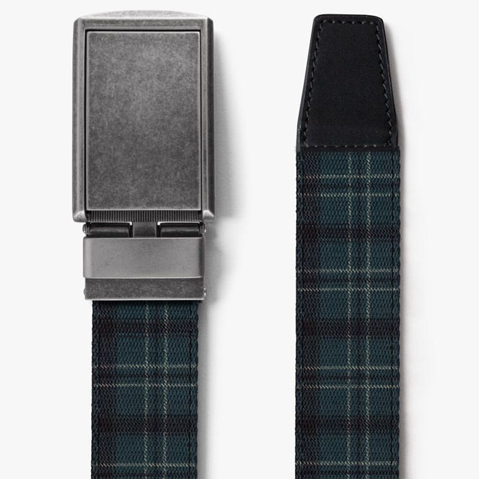 Highland Plaid Canvas Belt