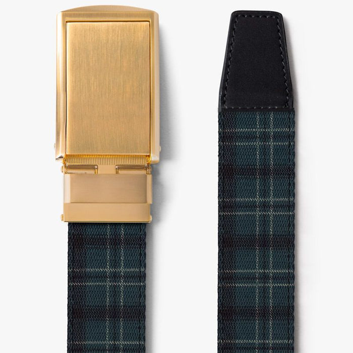Highland Plaid Canvas Belt