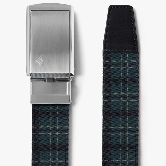Highland Plaid Canvas Belt