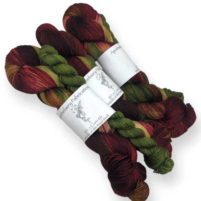 Holly King - sock yarn with mini, sock set